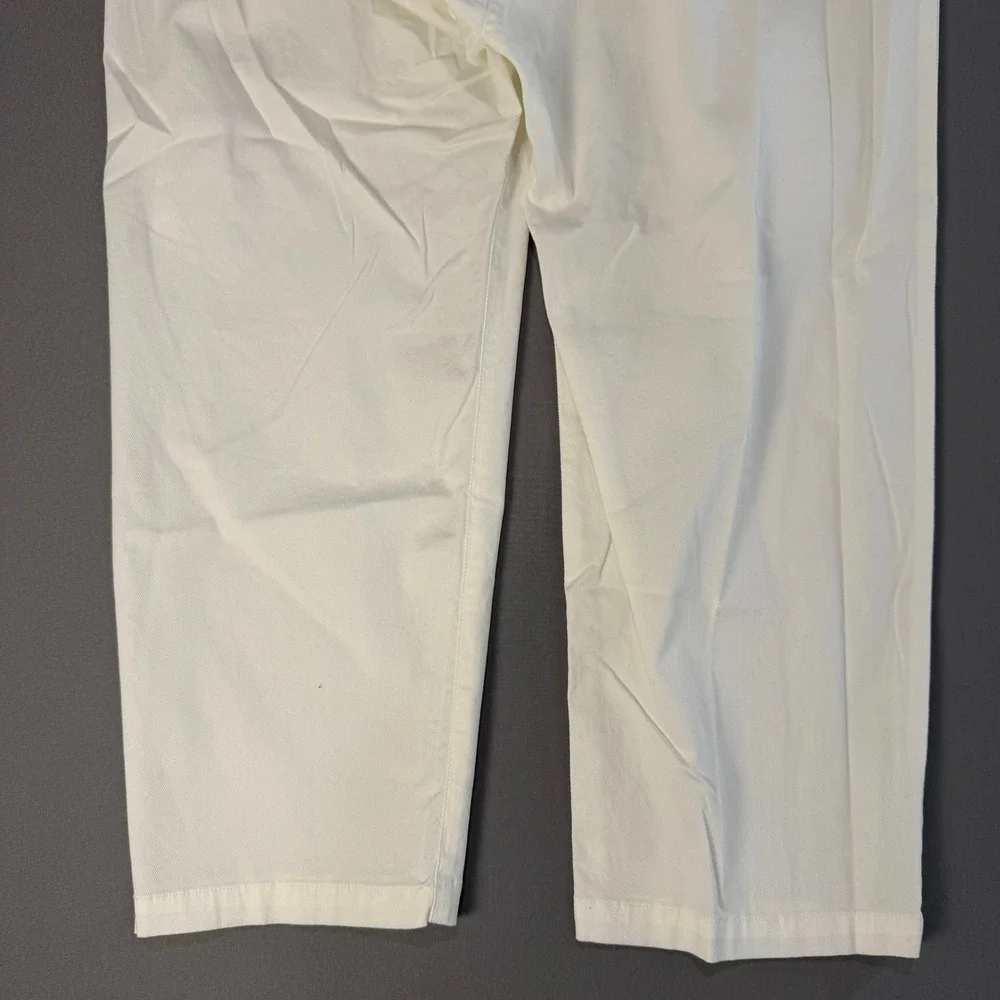 Nili Lotan Made in NY Off White‎ Cropped Pants Women's Trousers Casual - Picture 3 of 7